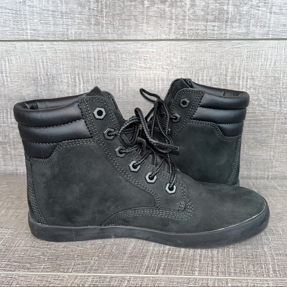 Timberland sz 6 dausette black suede sneaker boot - Picture 3 of 11